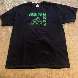 Men's tee shirt - Charm City Drug Band - size XL (used like new)